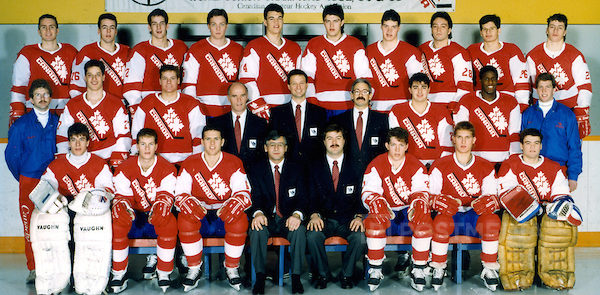 Team Canada World Junior Ice Hockey Championships.